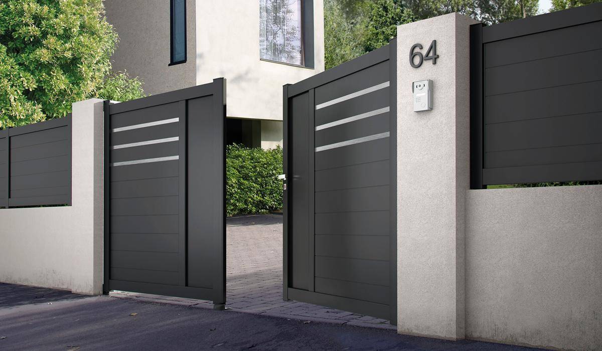 Portail battant sur-mesure - Pose et installation en Alsace
