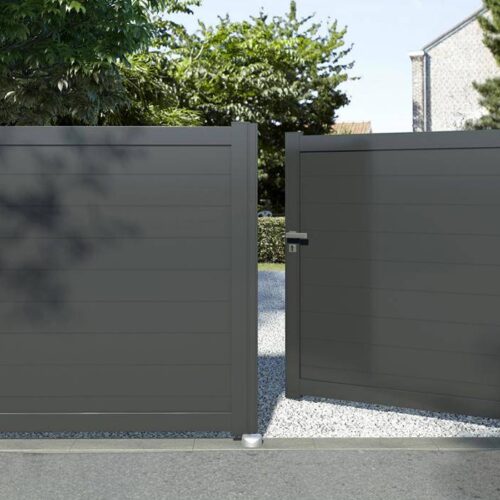 Portail battant sur-mesure - Pose et installation en Alsace