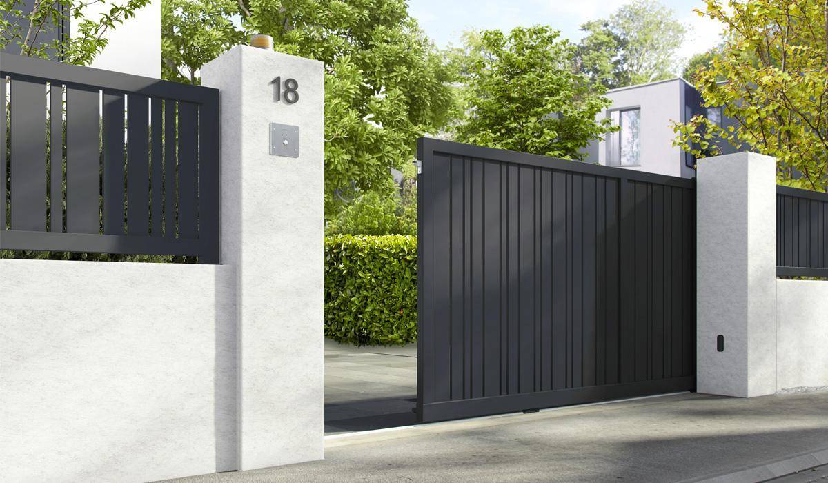Portail coulissant sur-mesure - Pose et installation en Alsace