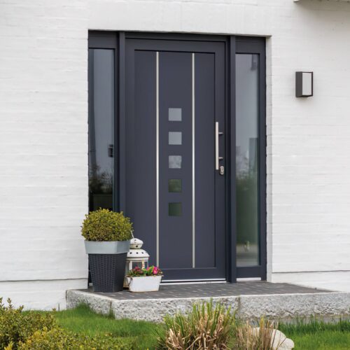 Porte d'entrée sur-mesure - Pose et installation en Alsace